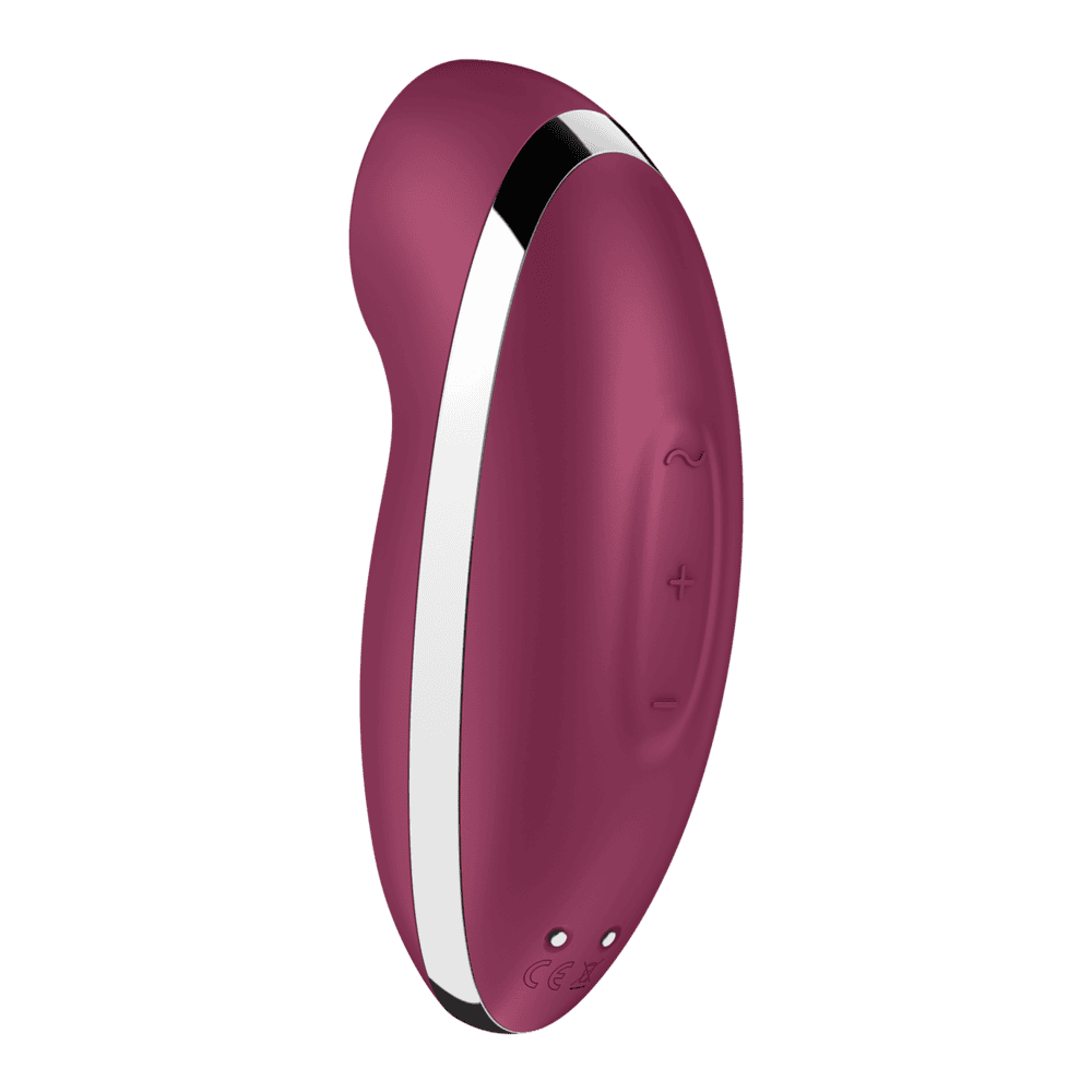 Satisfyer Tap & Climax 2 stimulátor klitorisu – vínový