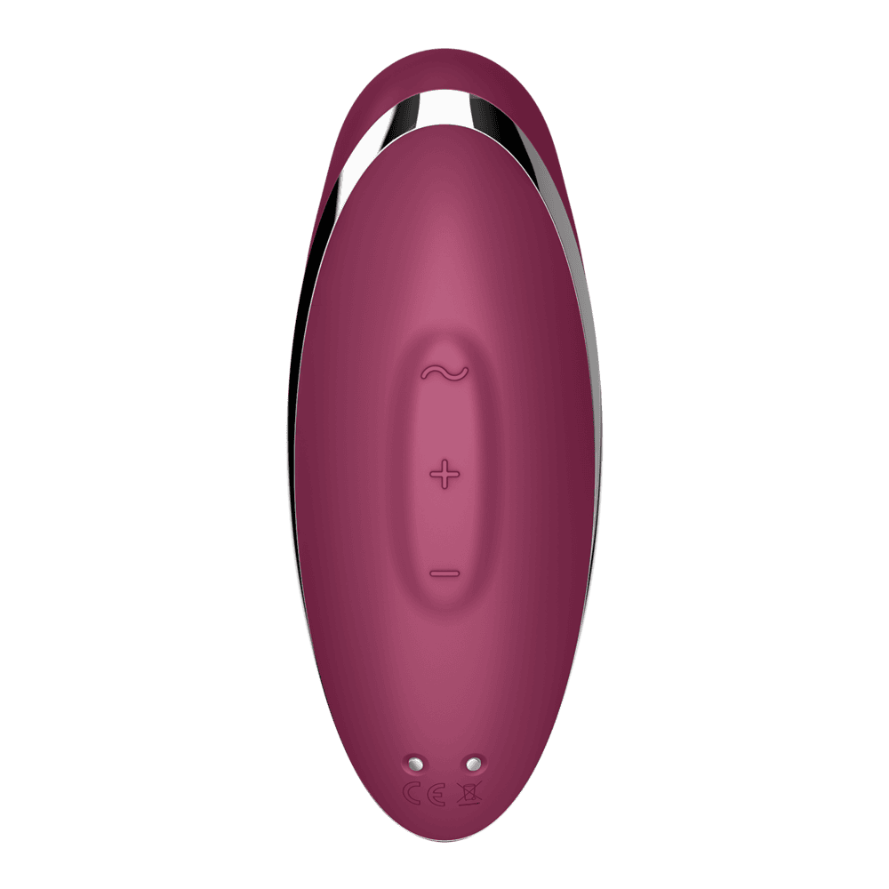 Satisfyer Tap & Climax 2 stimulátor klitorisu - vínový - Obrázek 3