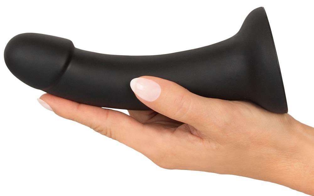 Strap-on set kalhotky a dildo – černý