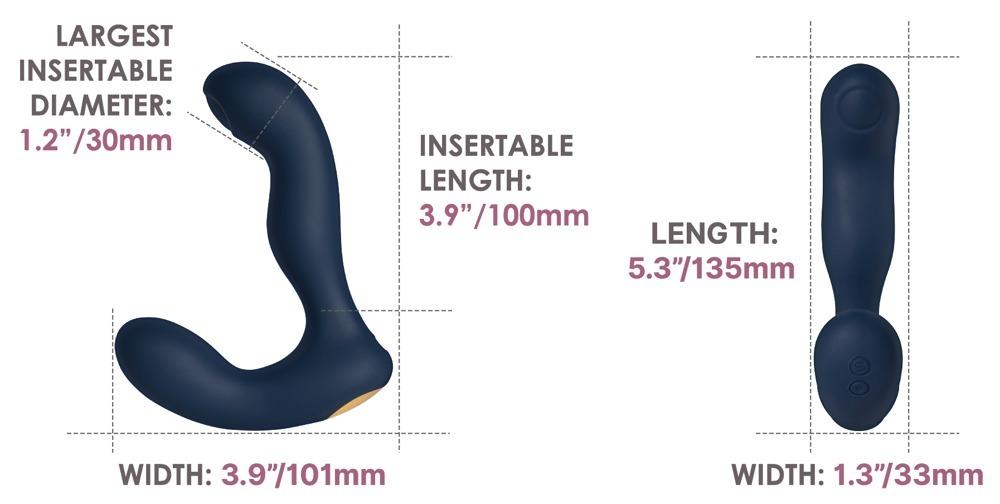 Svakom Iker Neo stimulátor prostaty – modrý