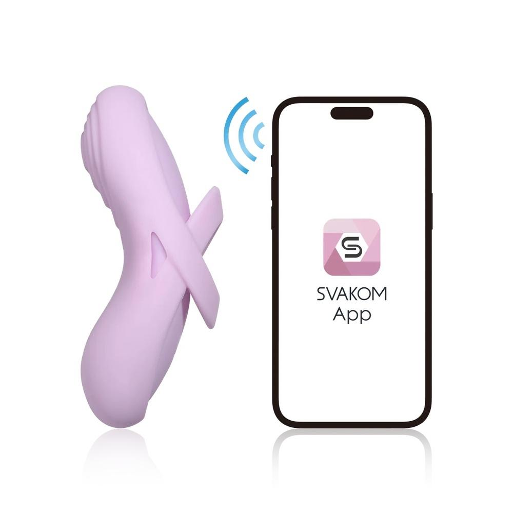 Svakom Echo 2 vibrátor na klitoris – růžový