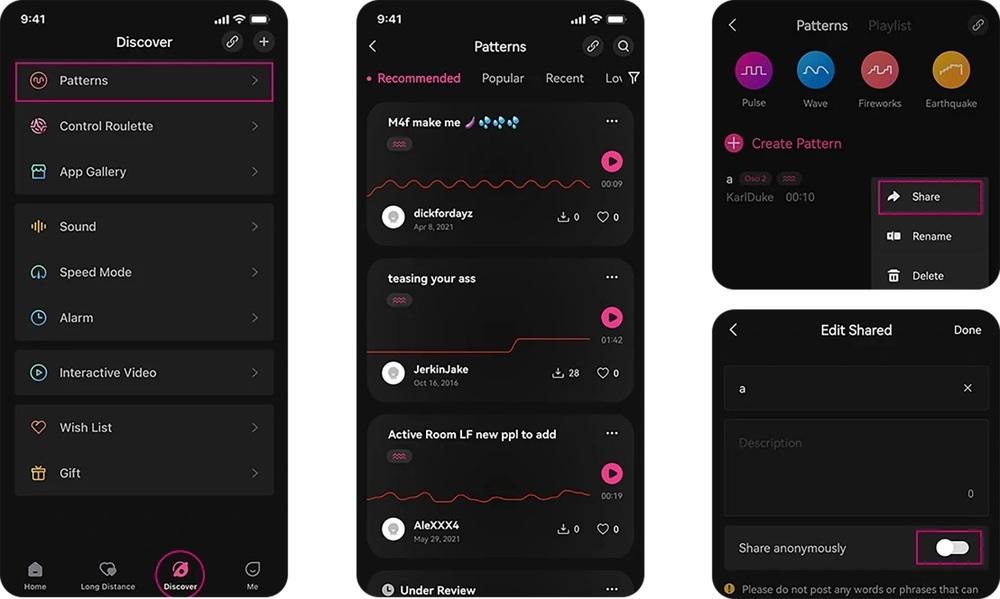 Lovense Lush 4 vibrační vajíčko na dálkové ovládání