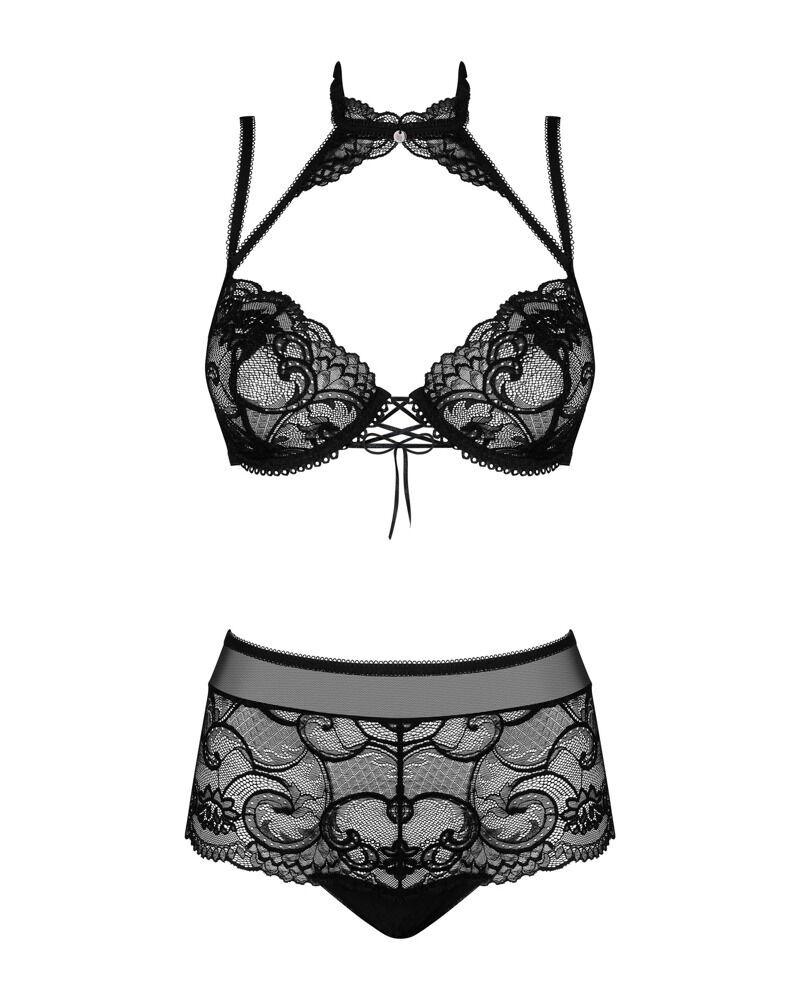 Obsessive set Elizenes - černý: S/M - Obrázek 5