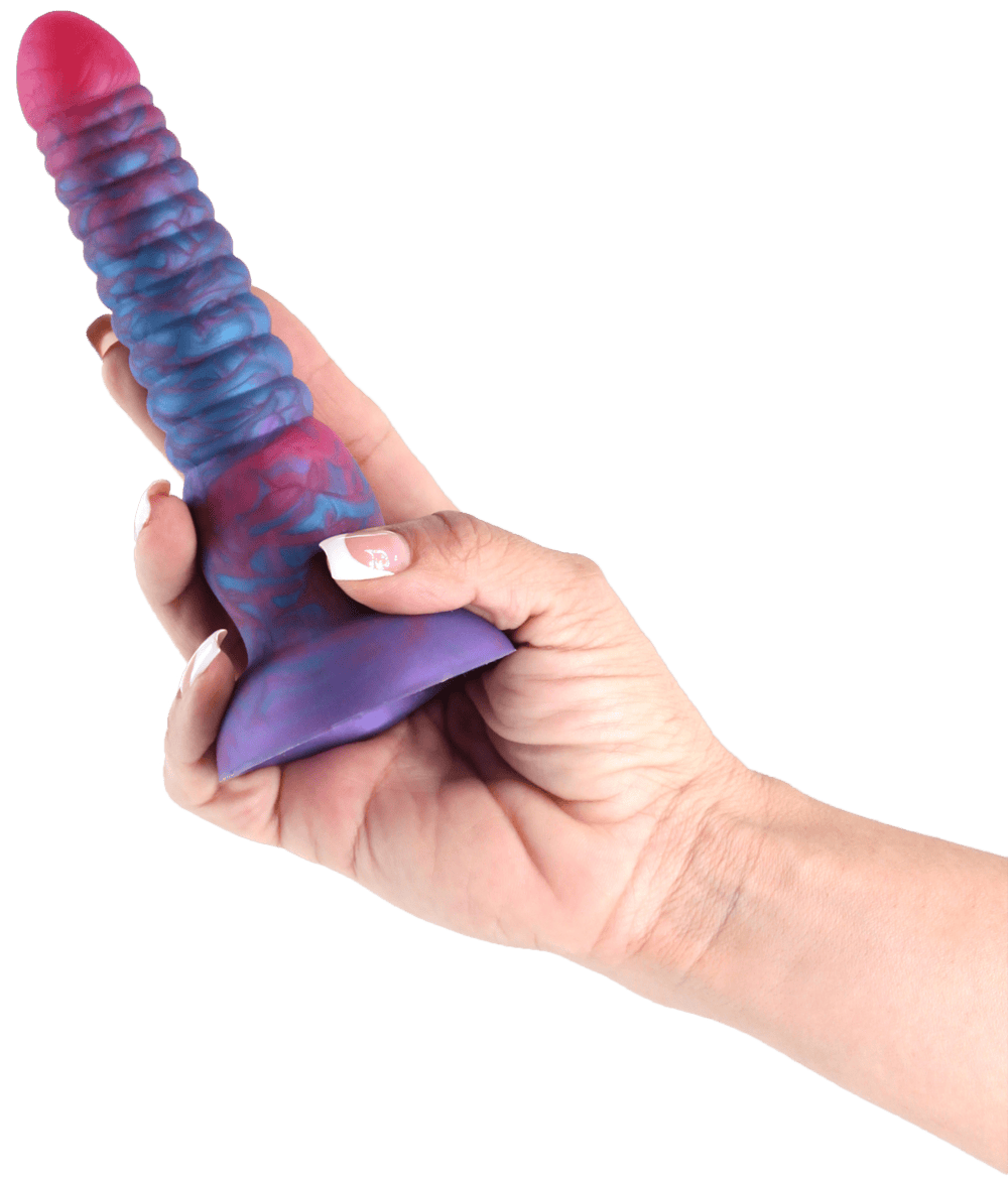 Colours Stacked dildo 16 cm - růžová/modrá - Image 2