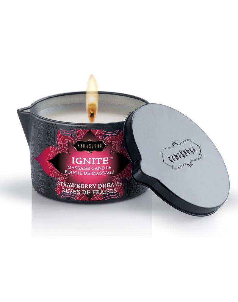 KamaSutra Masážní svíčka Strawberry Dreams 170 g - Image 3