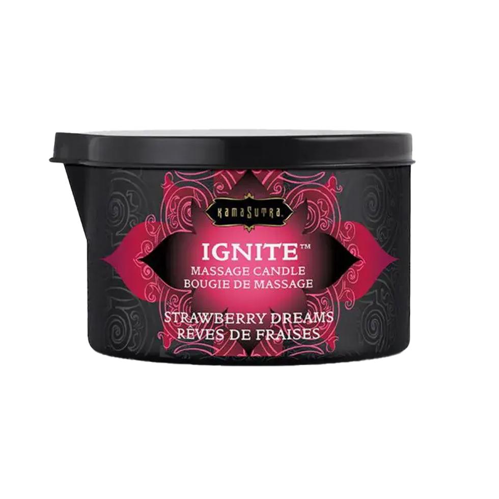 KamaSutra Masážní svíčka Strawberry Dreams 170 g