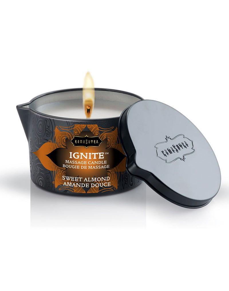 KamaSutra Masážní svíčka Mediterranean Almond 170 g - Image 3
