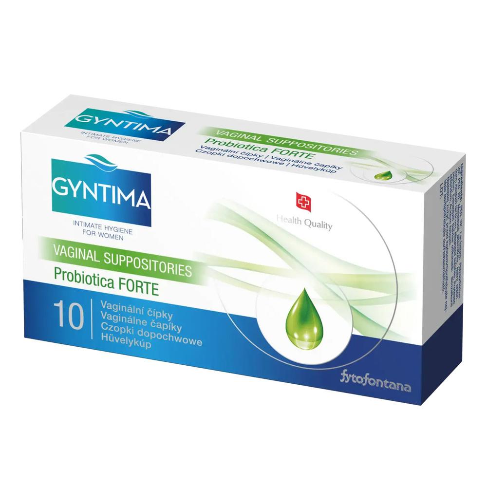 Gyntima vaginální čípky Probiotica FORTE 10 ks