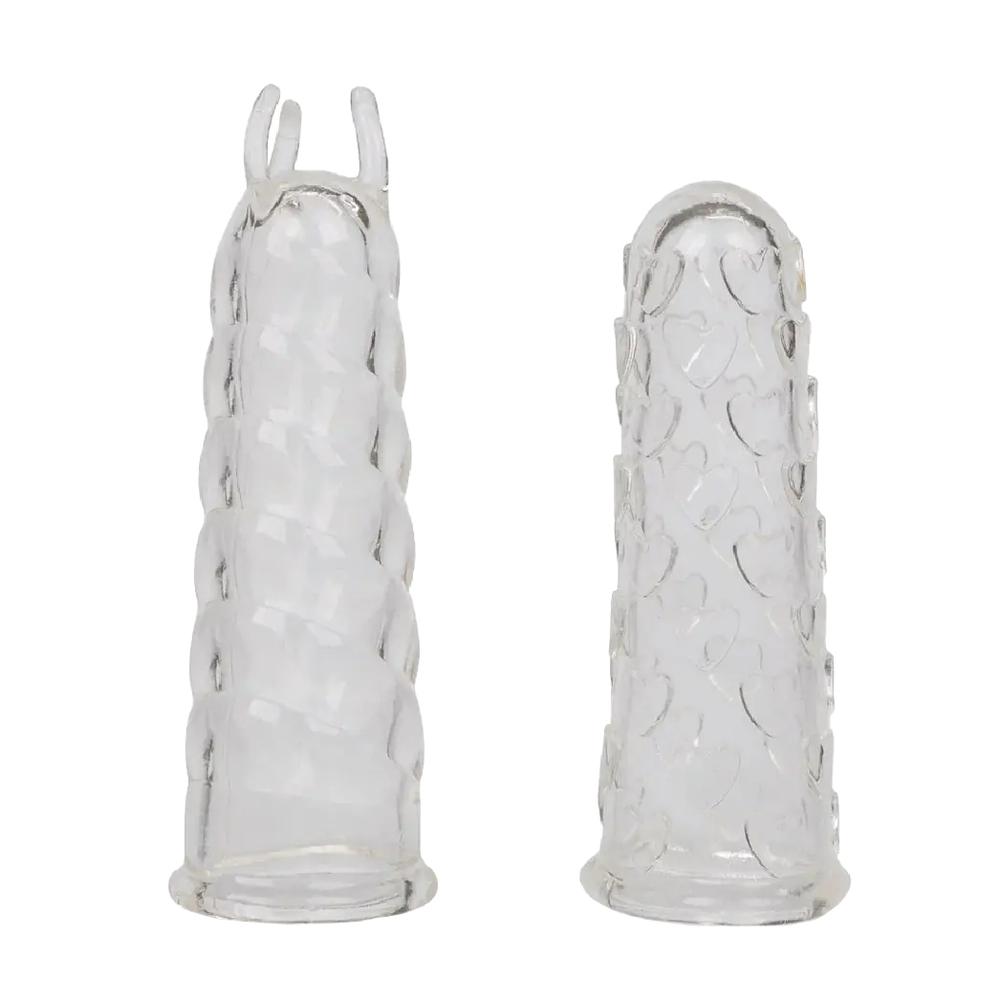 CalExotics Návleky na prst - transparentní