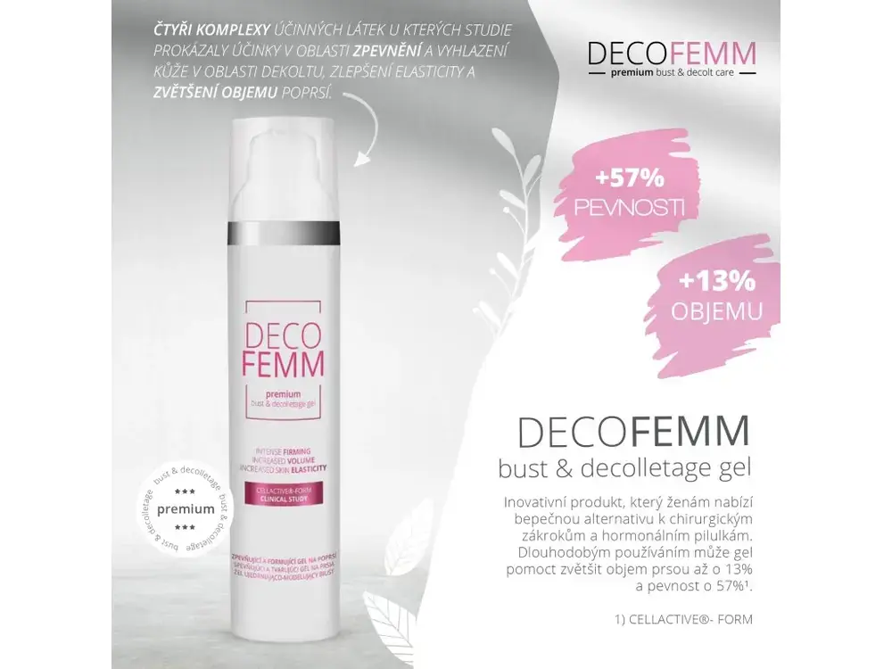 DecoFemm Zpevňující a formující gel na poprsí 100 ml