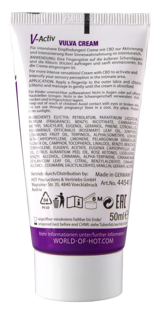 V-Activ Vulva Cream stimulační krém 50 ml - Image 2