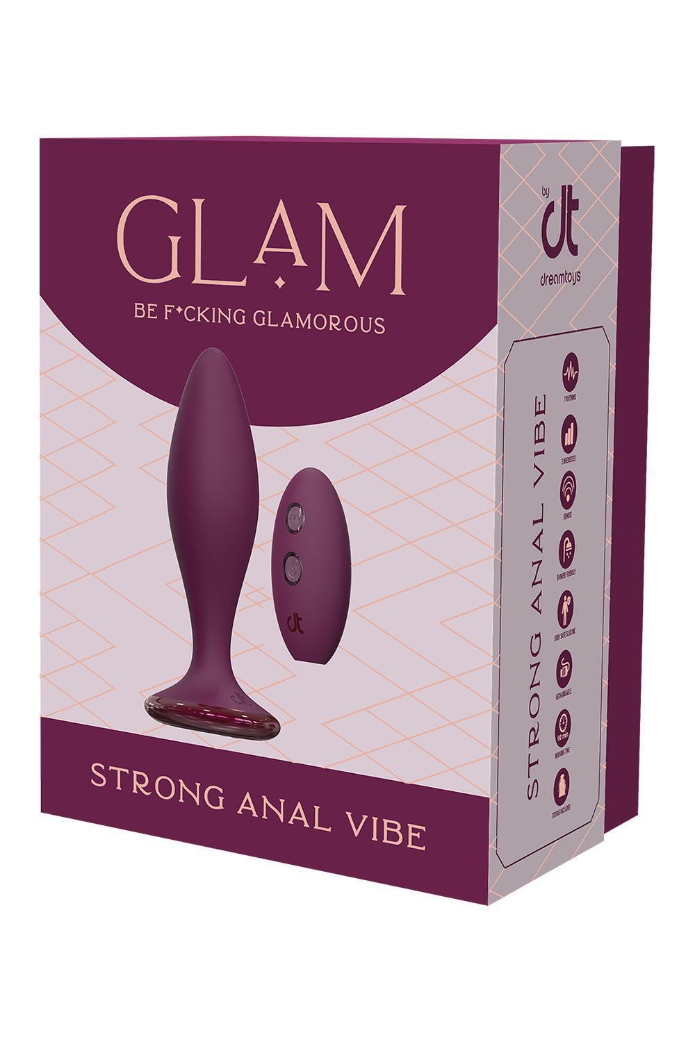 Glam Strong vibrační anální kolík