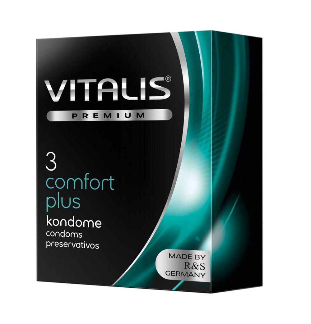 Kondomy Vitalis Premium Comfort plus 3 ks