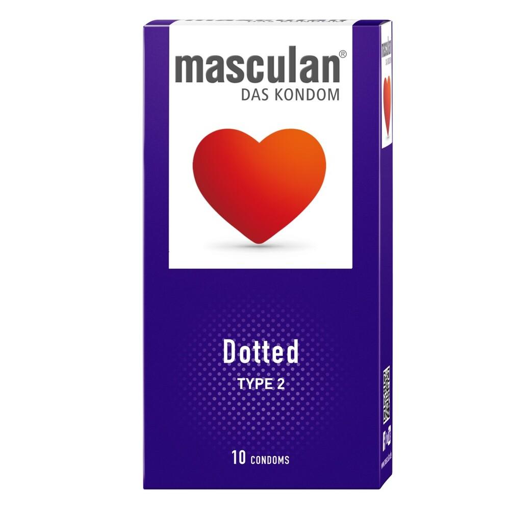 Masculan Dotted Type 2 kondomy 10 ks