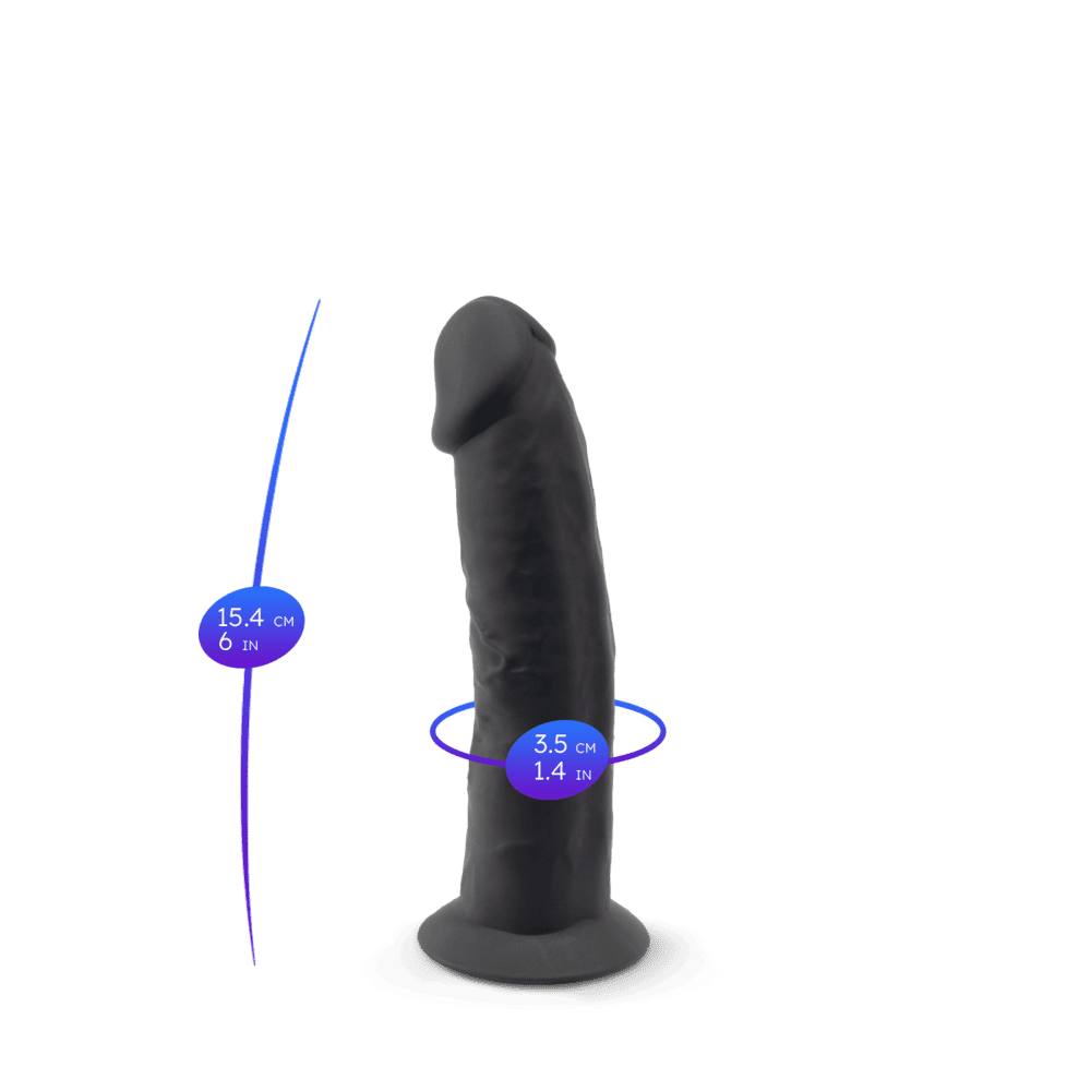 Silexd The original dildo Model 2 - černé - Obrázek 3
