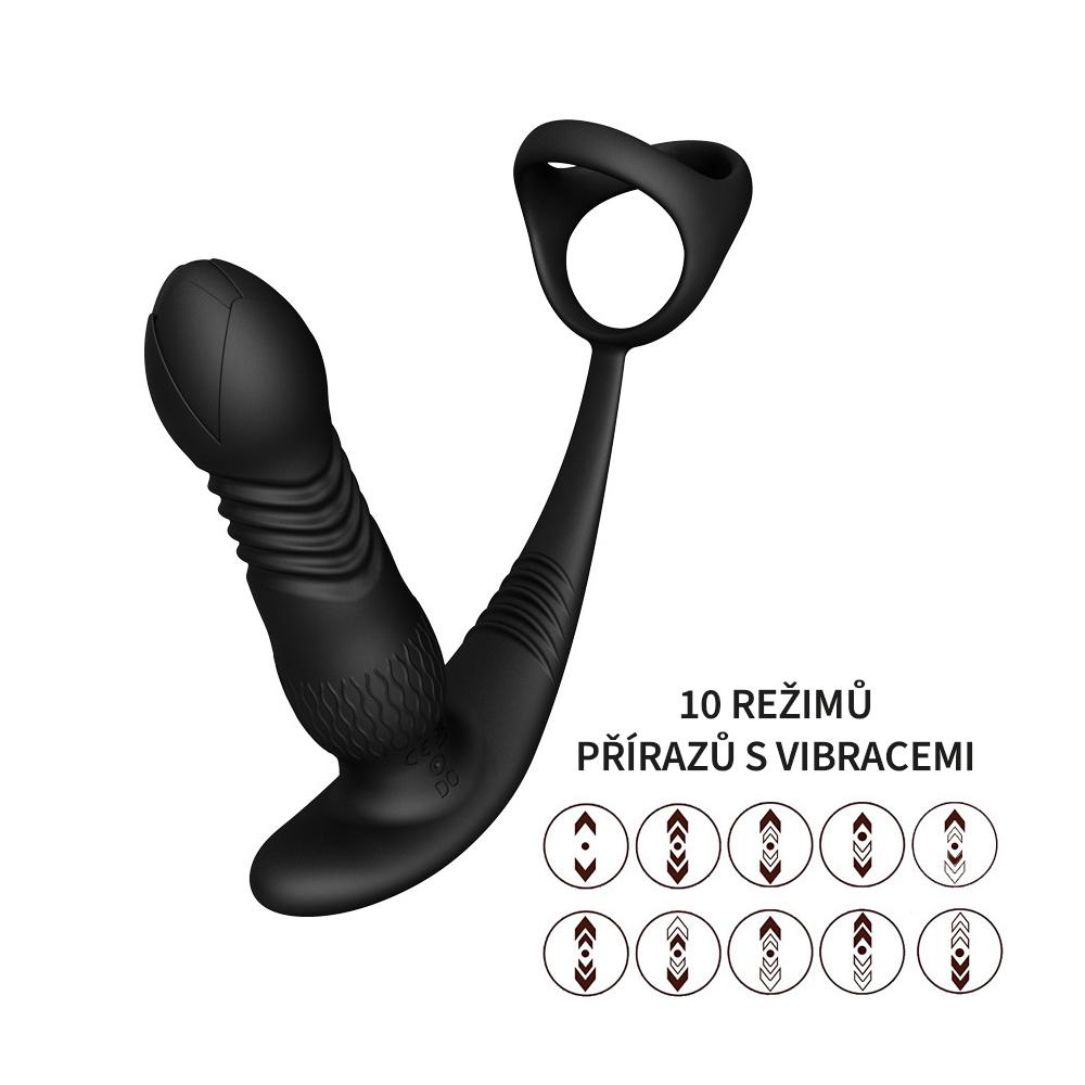 BASIC X Ronie vibrační anální kolík na dálkové ovládání