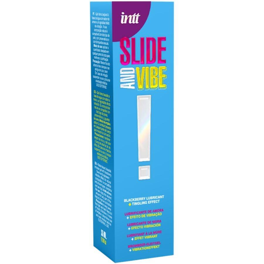intt Slide and vibe! Lubrikační gel s vibračními účinky 35 ml