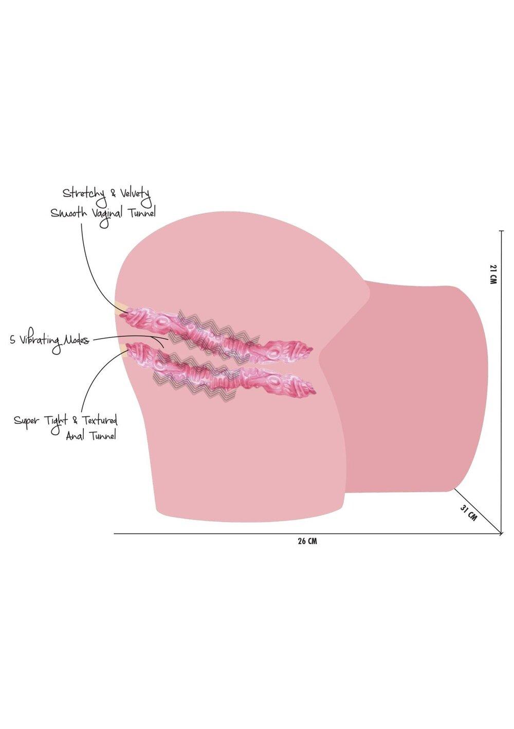 Hidden Desire Fuck my horny cunt masturbátor 8,5 kg