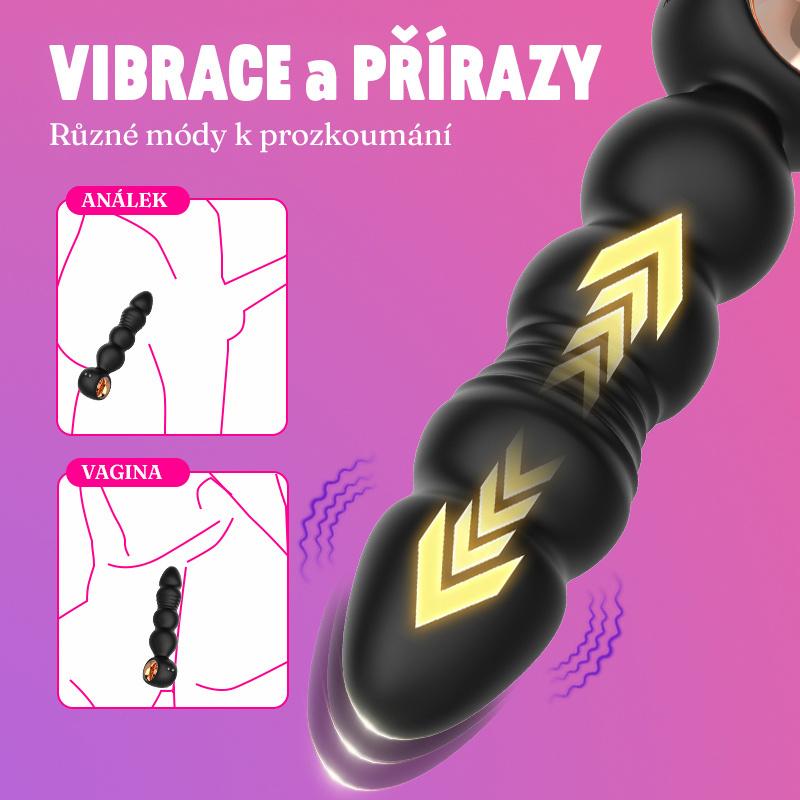 BASIC X Leo vibrační anální kolík