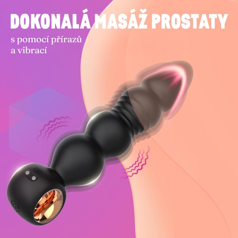 BASIC X Leo vibrační anální kolík