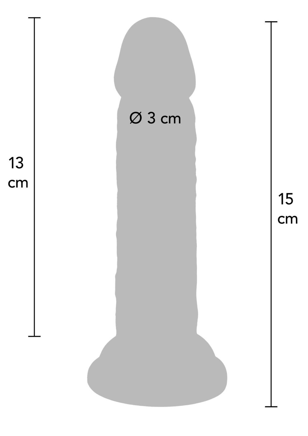 Get Real Deluxe Dual Density dildo 15 cm