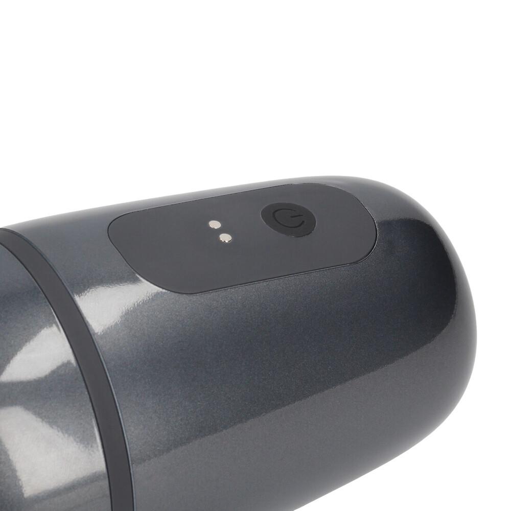 Pumped Pulsar Vibrační masturbátor s podtlakovou stimulací – černý