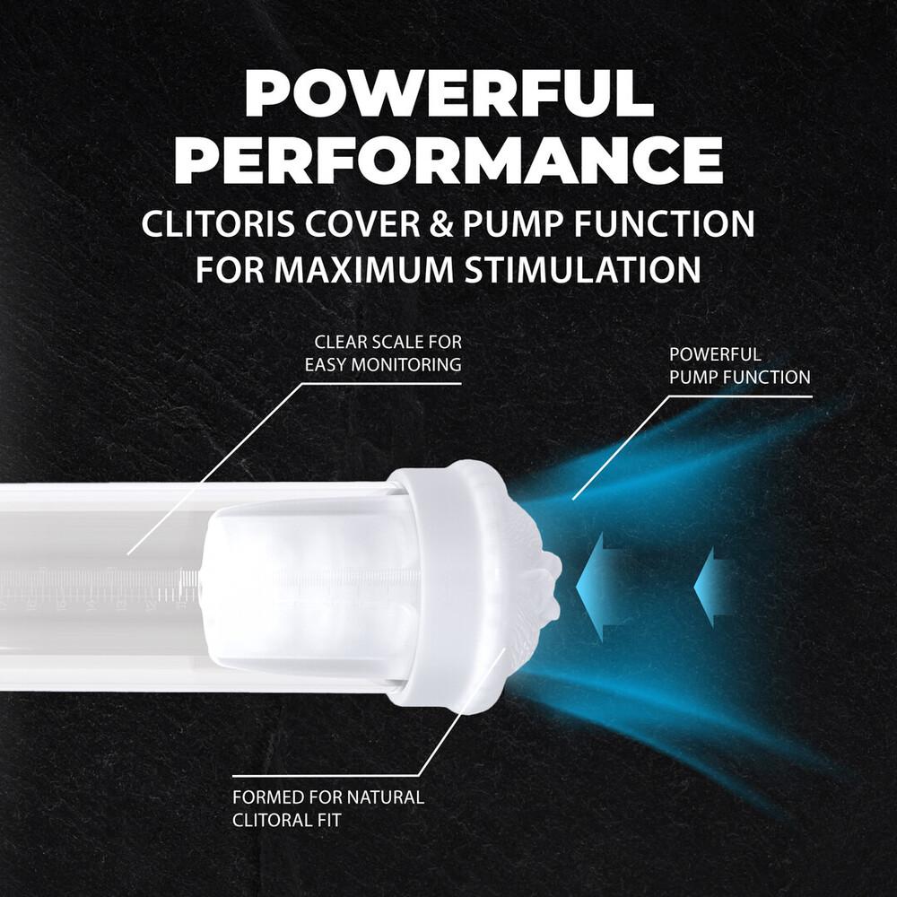 Pumped MaxLift vakuová pumpa a masturbátor 2 v 1 modrá