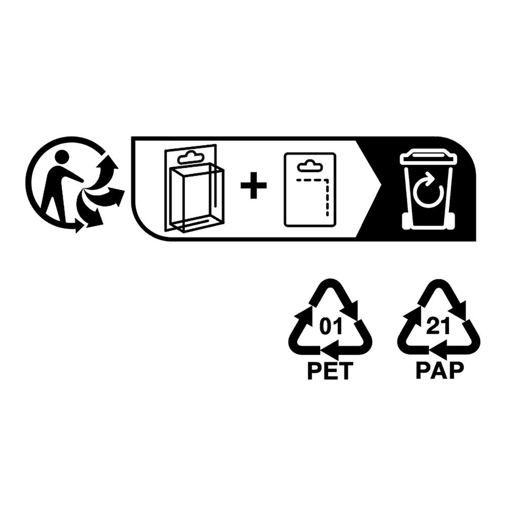 Levelz Double erekční kroužek černý