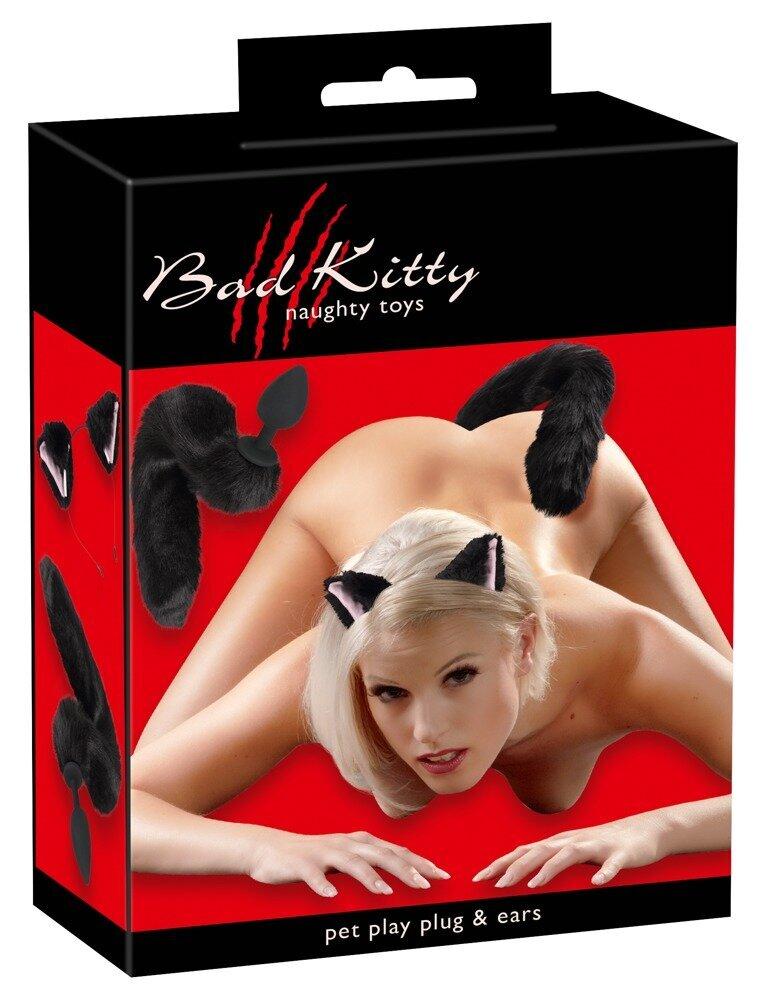 Bad Kitty Pet Play Ouška a anální kolík s ocasem