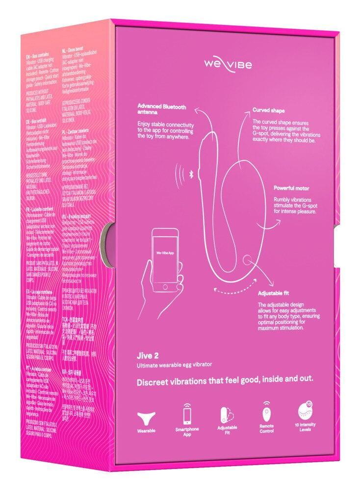 We-vibe Jive 2 vibrační vajíčko – Electric pink