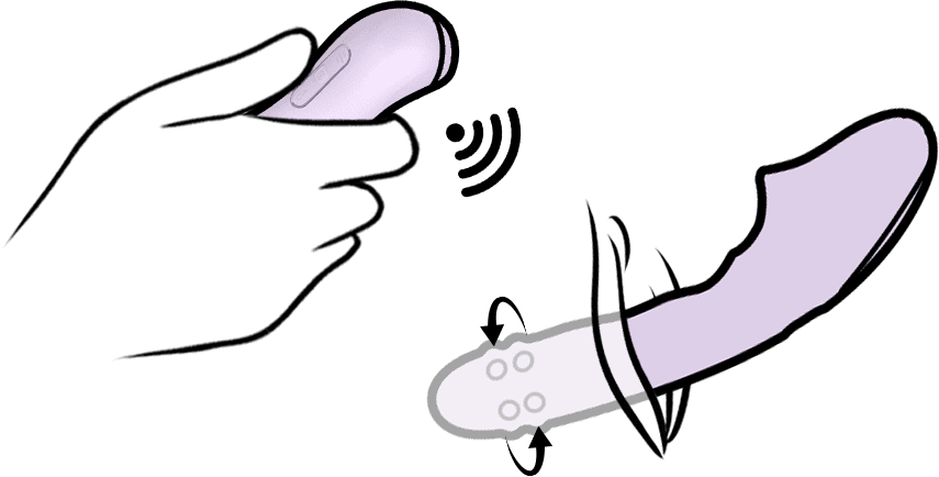 Svakom DuoGlow multifunkční vibrátor – fialový