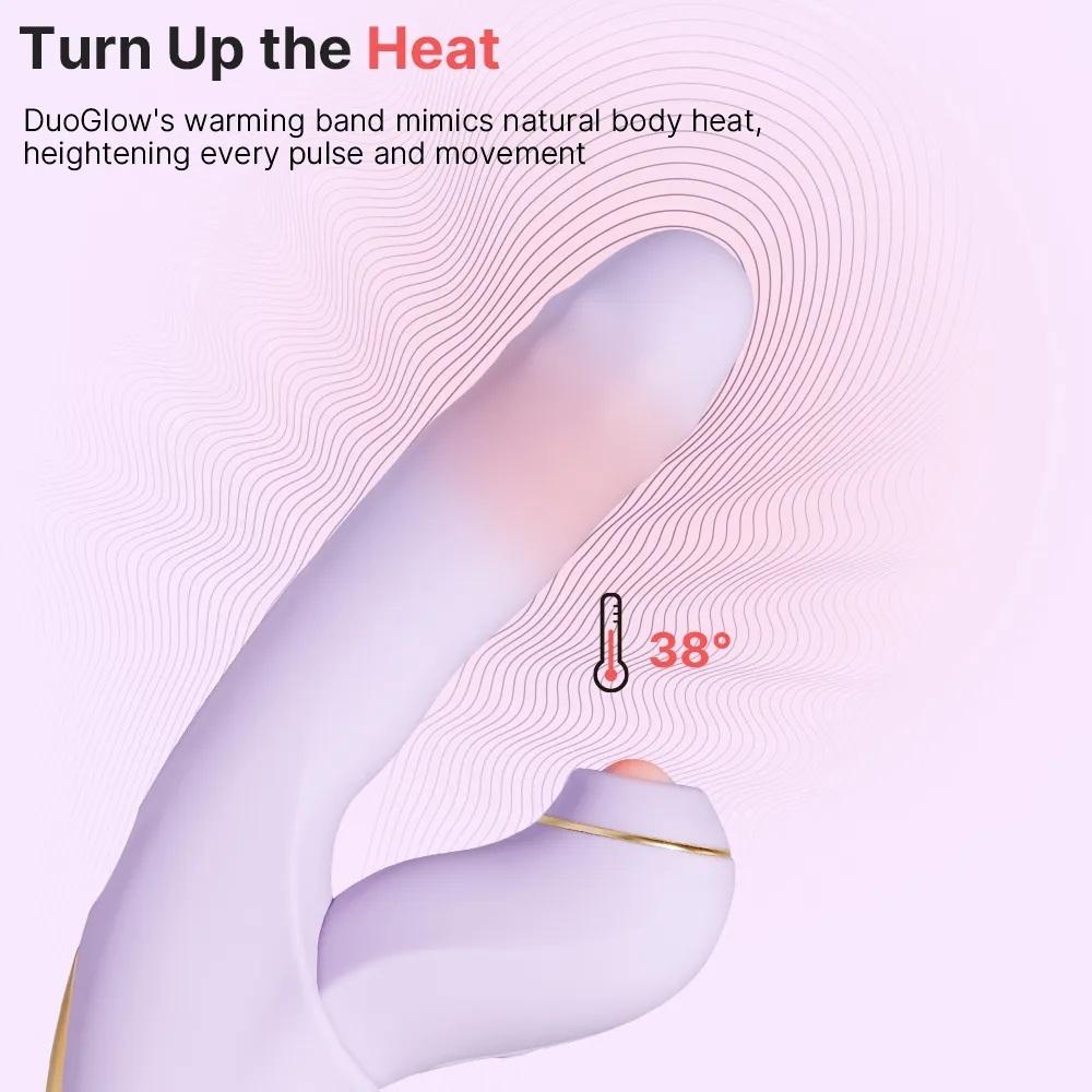 Svakom DuoGlow multifunkční vibrátor – fialový