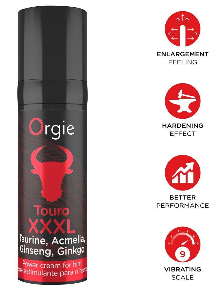 Orgie Touro XXXL Power krém pro muže 15 ml