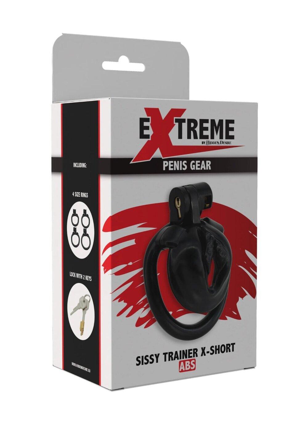 Hidden Desire Extreme Sissy klec na penis XS – černá