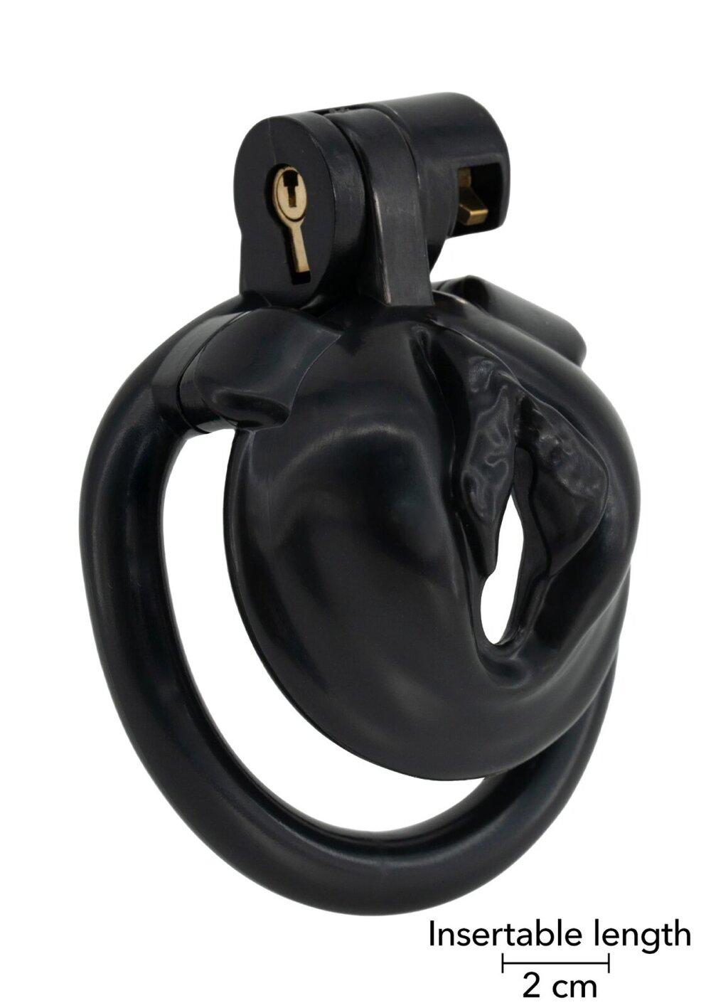 Hidden Desire Extreme Sissy klec na penis XS – černá