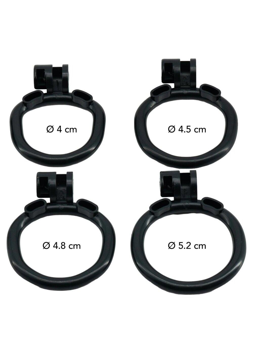 Hidden Desire Extreme Sissy klec na penis XS – černá