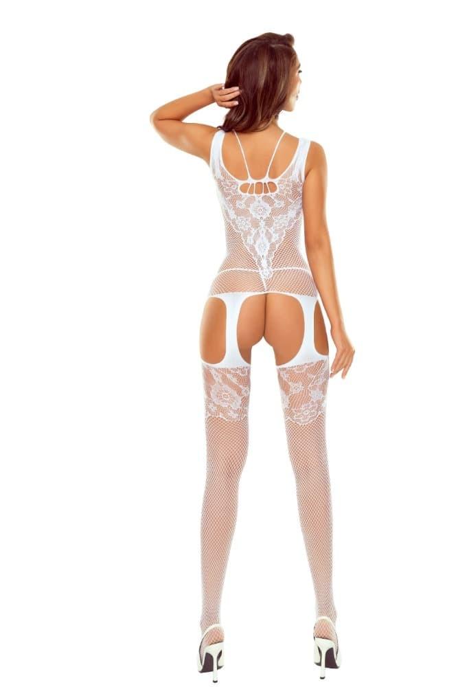 Passion bodystocking BS121 bílý