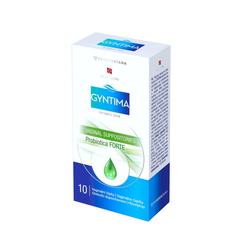 Gyntima vaginální čípky Probiotica FORTE 10 ks