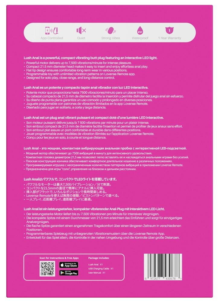 Lovense Lush Anal vibrátor