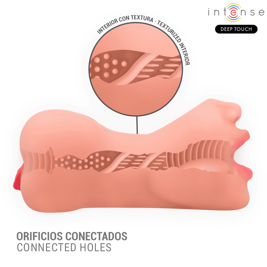 Intense deep touch Riley oboustranný masturbátor