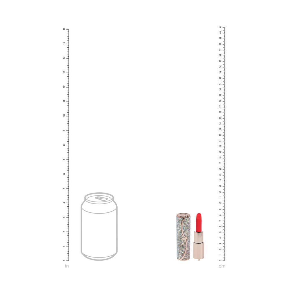 Loveline Sparkle Lipstick minivibrátor se 4 nástavci Iridescent (obrázek 9)