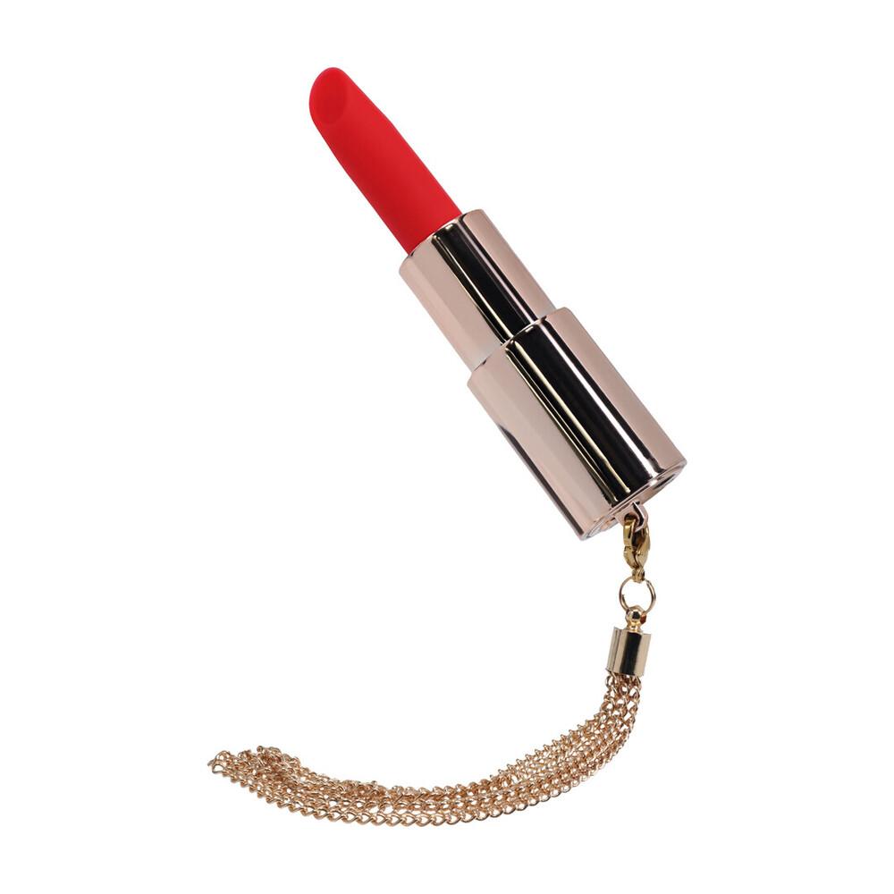 Loveline Sparkle Lipstick minivibrátor se 4 nástavci Iridescent (obrázek 3)