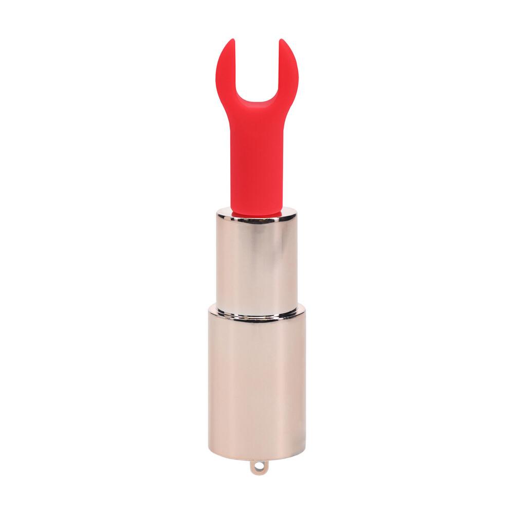 Loveline Sparkle Lipstick minivibrátor se 4 nástavci Iridescent (obrázek 8)