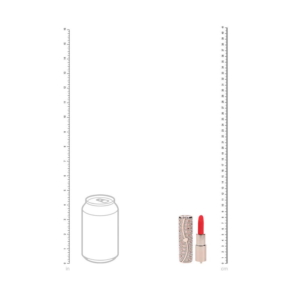 Loveline Tiffany Lipstick minivibrátor se 4 nástavci Pink (obrázek 11)