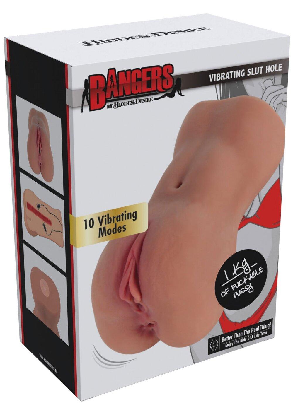 Bangers Vibrating Slut Hole masturbátor