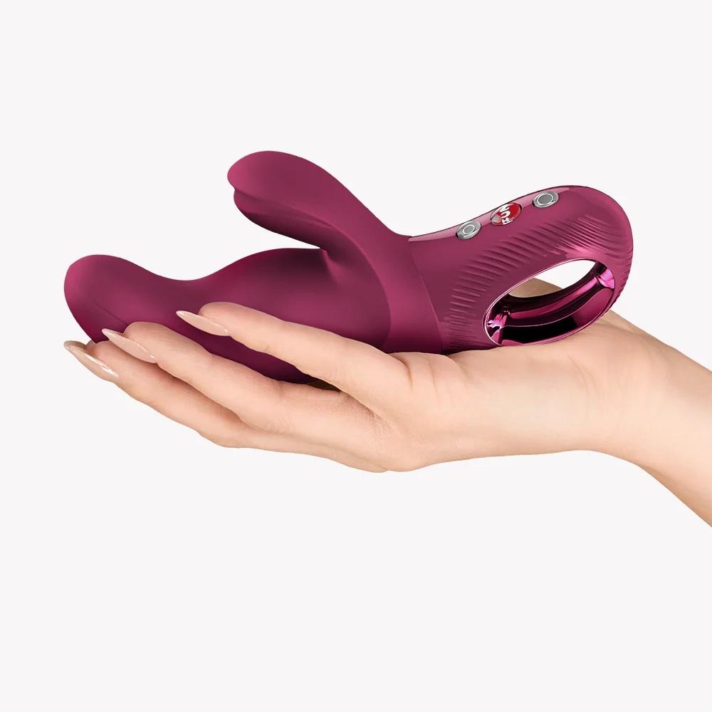 Fun Factory Miss Bi rabbit vibrátor Wine red