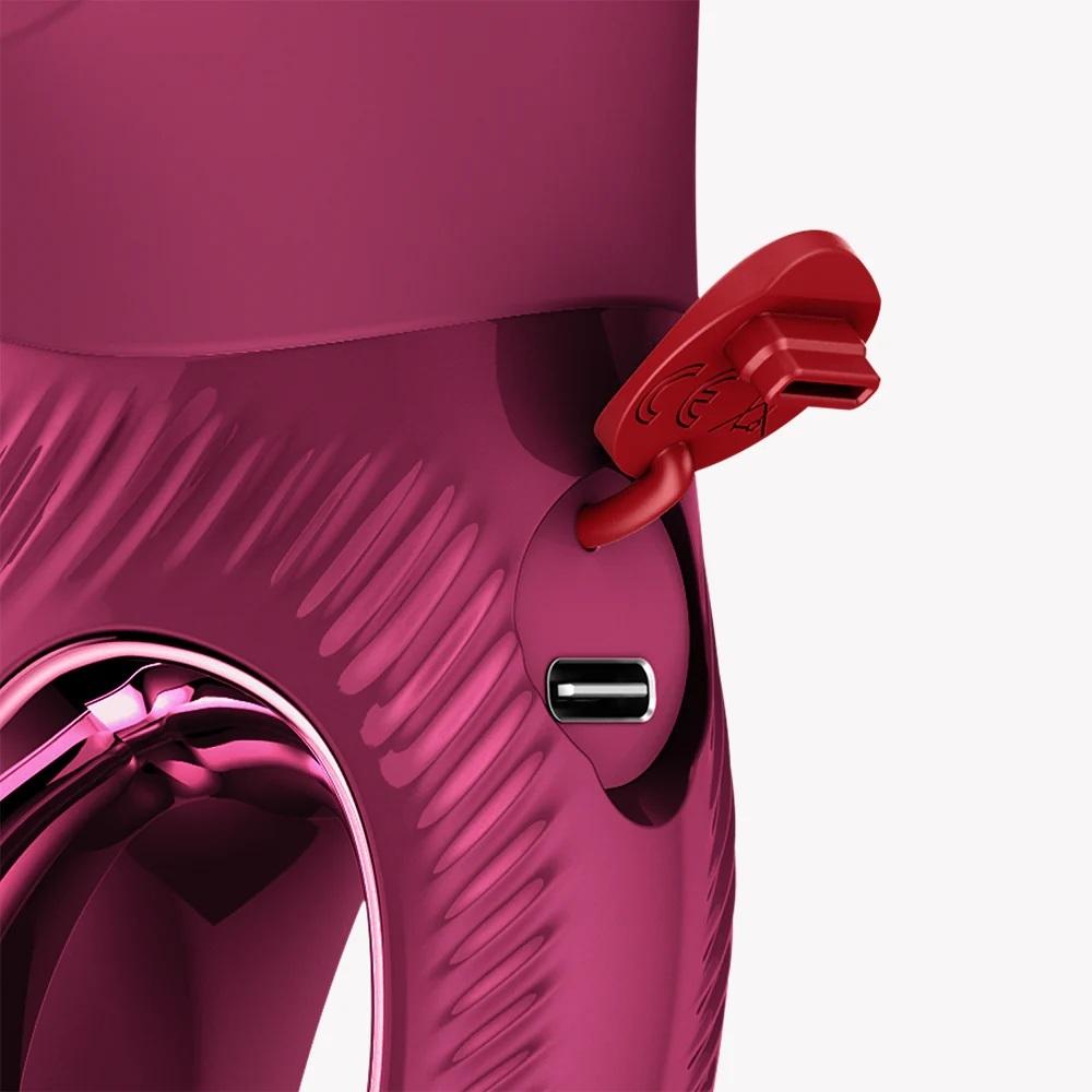 Fun Factory Miss Bi rabbit vibrátor Wine red