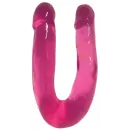 Oboustranná dilda, dvojitá - Lollicock oboustranné dildo - růžové