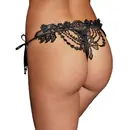 Erotická tanga - Wanita Mirabel tanga kalhotky černé - wanP5101-1-S - S