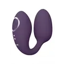 Vibrační vajíčka - VIVE Aika Vibrační vajíčko a vibrátor na klitoris 2v1 - fialový
